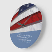 Patriottische, Amerikaanse Vlag Grote Klok (Hoek)