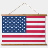 Patriottische Amerikaanse Vlag Hangtapijt Hangend Wandkleed (Voorkant)