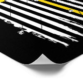 Patriottische Amerikaanse vlag Honingraat Bijenhou Poster (Hoek)