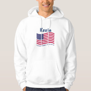 Patriottische Amerikaanse vlag Hoodie