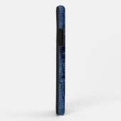 Patriottische Amerikaanse vlag in Denim Blue Case-Mate iPhone Case (Achterkant/rechts)