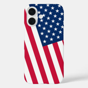Patriottische Amerikaanse vlag iPhone Case