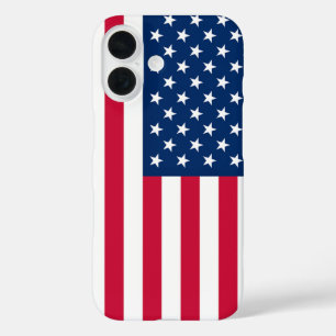 Patriottische Amerikaanse vlag iPhone Case