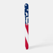Patriottische Amerikaanse vlag iPhone Case 16 Hoesje (Linkerkant)