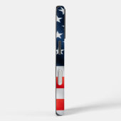 Patriottische Amerikaanse vlag iPhone Case – Veren (Achterkant / Rechts)