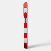 Patriottische Amerikaanse vlag iPhone Case – Veren (Achterkant / Links)