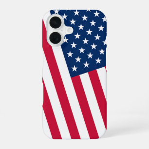 Patriottische Amerikaanse Vlag iPhone Hoes 16 Hoesje