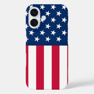 Patriottische Amerikaanse vlag iPhone hoesje