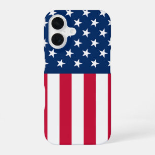 Patriottische Amerikaanse vlag iPhone hoesje iPhone 16 Hoesje
