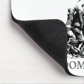 Patriottische Amerikaanse vlag Iwo Jima () Muismat (Hoek)