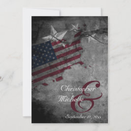 Patriottische Amerikaanse vlag Kaart