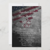 Patriottische Amerikaanse vlag Kaart (Achterkant)