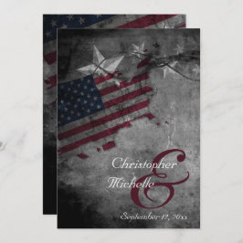 Patriottische Amerikaanse vlag Kaart