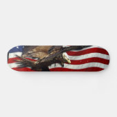 Patriottische Amerikaanse vlag kale adelaars Persoonlijk Skateboard (Horizontaal)