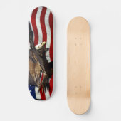Patriottische Amerikaanse vlag kale adelaars Persoonlijk Skateboard (Voorkant)