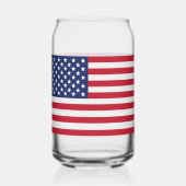 Patriottische Amerikaanse vlag kan glas - Amerikaa (Achterkant)