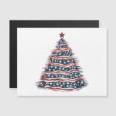 Patriottische Amerikaanse Vlag Kerstboom (Voorkant / Achterkant)