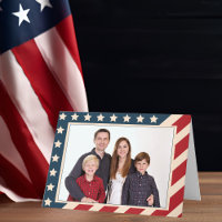 Patriottische Amerikaanse vlag - Kerstfeest