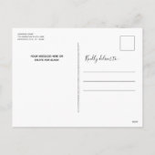 Patriottische Amerikaanse vlag Kerstmis Feestdagenkaart (Achterkant)