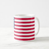 Patriottische Amerikaanse vlag koffie Mok (Voorkant rechts)