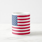 Patriottische Amerikaanse vlag koffie Mok (Center)