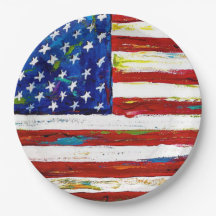 Patriottische Amerikaanse Vlag Kunst