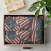 * Patriottische Amerikaanse Vlag Kunst Tissuepapier (Geschenk)