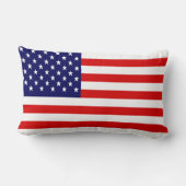 Patriottische Amerikaanse vlag Kussen (Achterkant)
