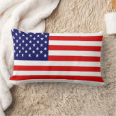 Patriottische Amerikaanse vlag Kussen (Deken)