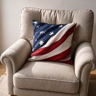 Patriottische Amerikaanse vlag  Kussen