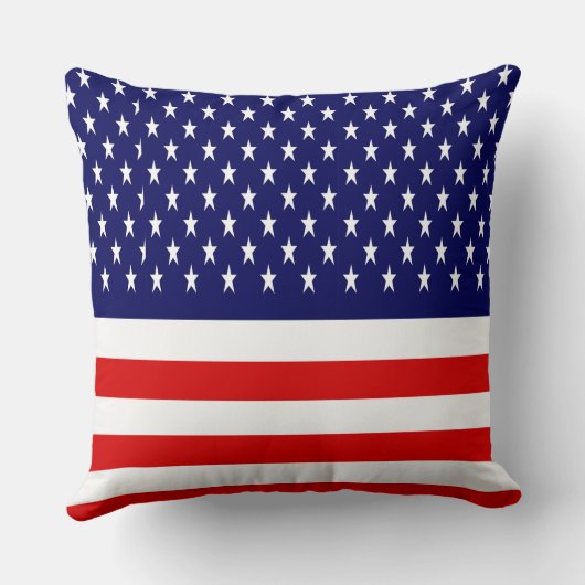 Patriottische Amerikaanse vlag Kussen (Achterkant)