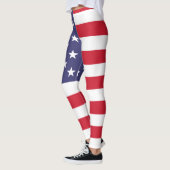 Patriottische Amerikaanse vlag Leggings (Links)