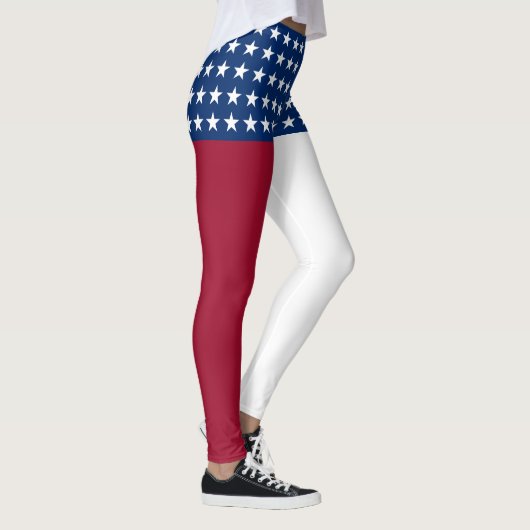 Patriottische Amerikaanse vlag Leggings (Rechts)