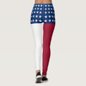 Patriottische Amerikaanse vlag Leggings (Achterkant)