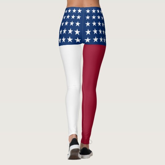 Patriottische Amerikaanse vlag Leggings (Achterkant)