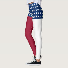 Patriottische Amerikaanse vlag Leggings