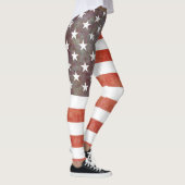 Patriottische Amerikaanse vlag Leggings (Rechts)