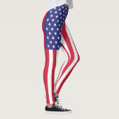 Patriottische Amerikaanse vlag Leggings (Rechts)