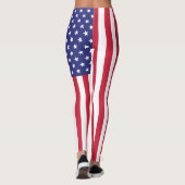 Patriottische Amerikaanse vlag Leggings (Achterkant)
