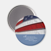 Patriottische, Amerikaanse vlag Magneet (Voorkant / Achterkant)