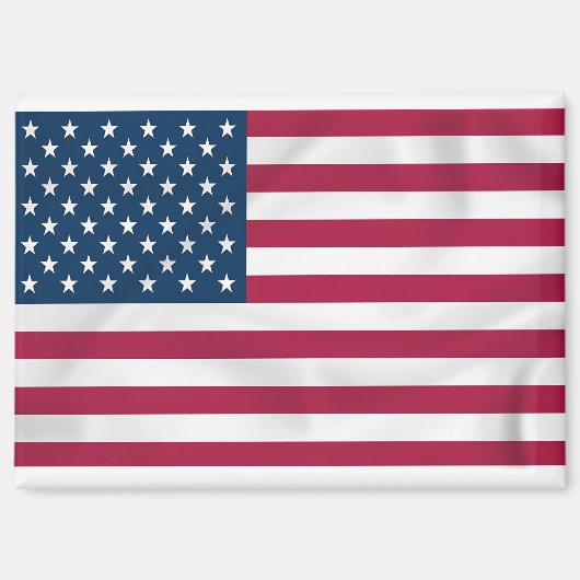 Patriottische Amerikaanse vlag magneet voor elk op (Voorkant)