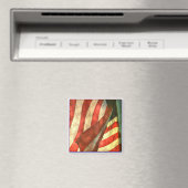 Patriottische Amerikaanse vlag Magnet (Insitu (Vaatwasser))