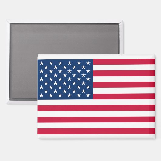 Patriottische Amerikaanse vlag Magnet (Voorkant / Achterkant)