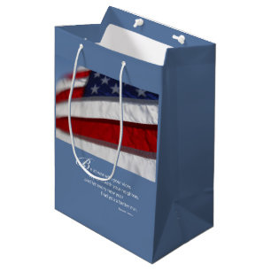 Patriottische, Amerikaanse vlag Medium Cadeauzakje
