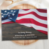 Patriottische Amerikaanse vlag Memorial Gastenboek