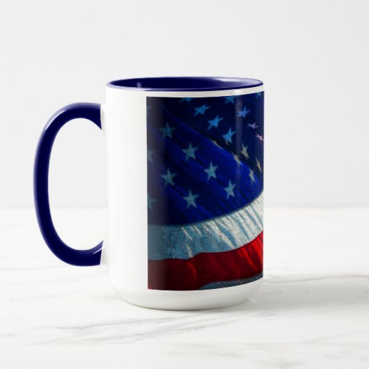 Patriottische Amerikaanse vlag Mok (Links)