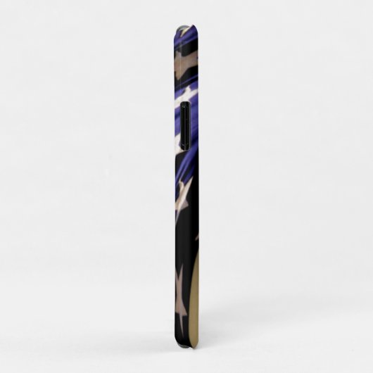 Patriottische Amerikaanse vlag monogram Case-Mate iPhone Case (Achterkant/rechts)