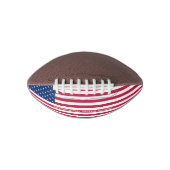 Patriottische Amerikaanse Vlag Monogramed Team Pla American Football (Voorkant)