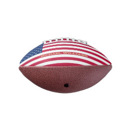 Patriottische Amerikaanse Vlag Monogramed Team Pla American Football