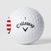 Patriottische Amerikaanse vlag Monogrammen Golfballen (Logo)